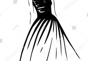 300x210 Fashion Design Sketches Of Dresses Black And White Sketch