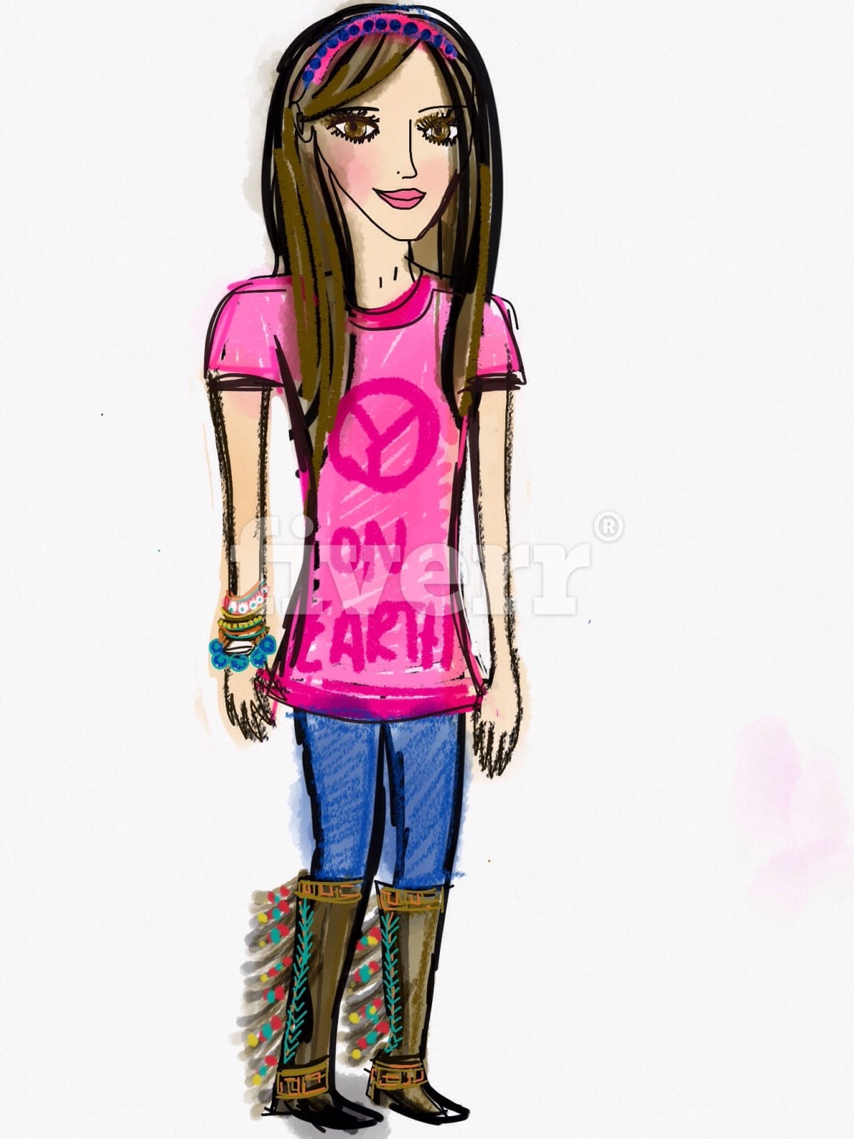 1200x1600 Draw You A Fashion Sketch Fast