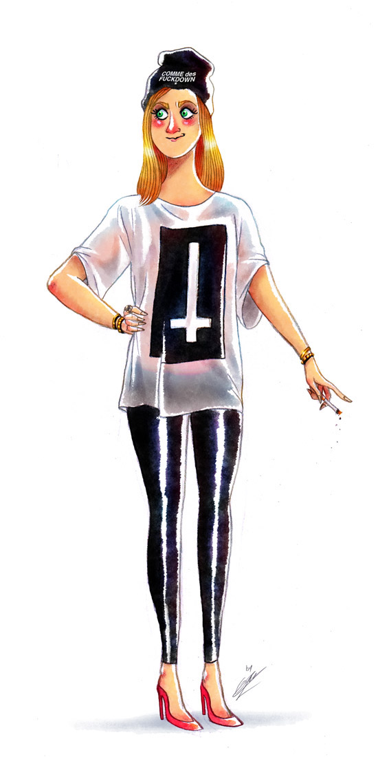 550x1100 Fashion Girls Sketches On Behance