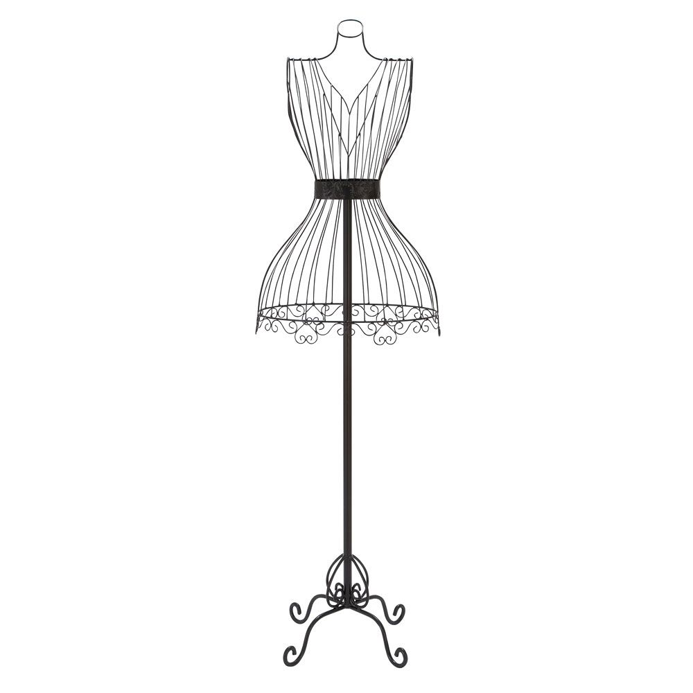1000x1000 Black Metal Dress Form Mannequin Interesting Things Dress