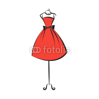 400x400 Dummy Dress Hand Drawing Illustration Vector Buy Photos Ap