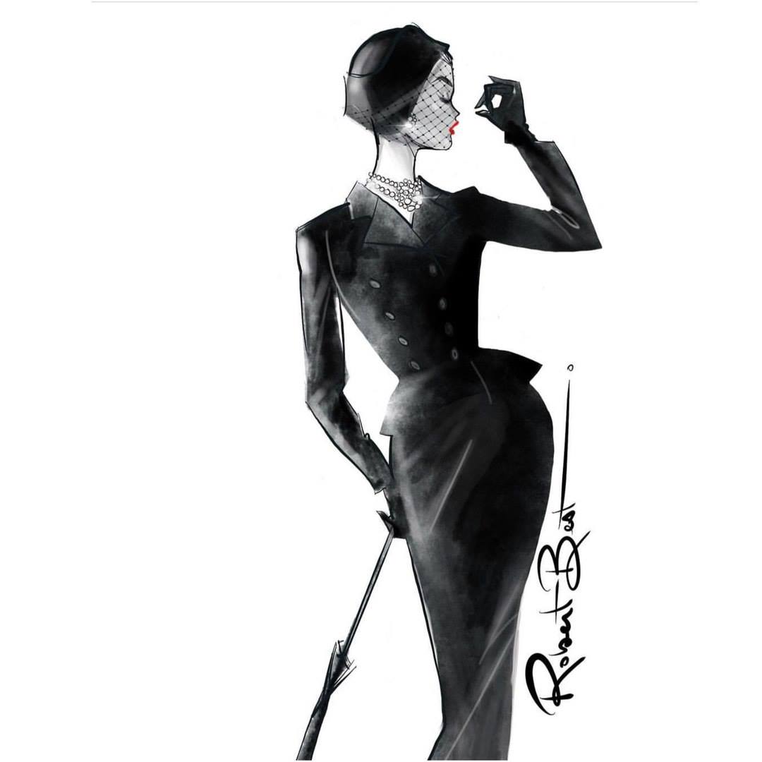 1080x1080 Barbie Drawing Fashion Model For Free Download