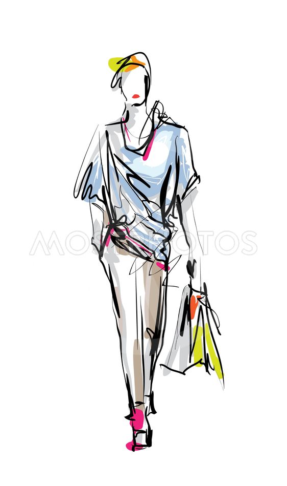 562x949 Fashion Models Sketch