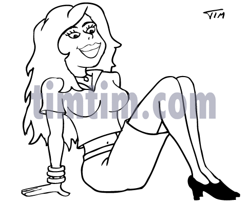 481x395 Free Drawing Of Fashion Model Bw From The Category Beauty