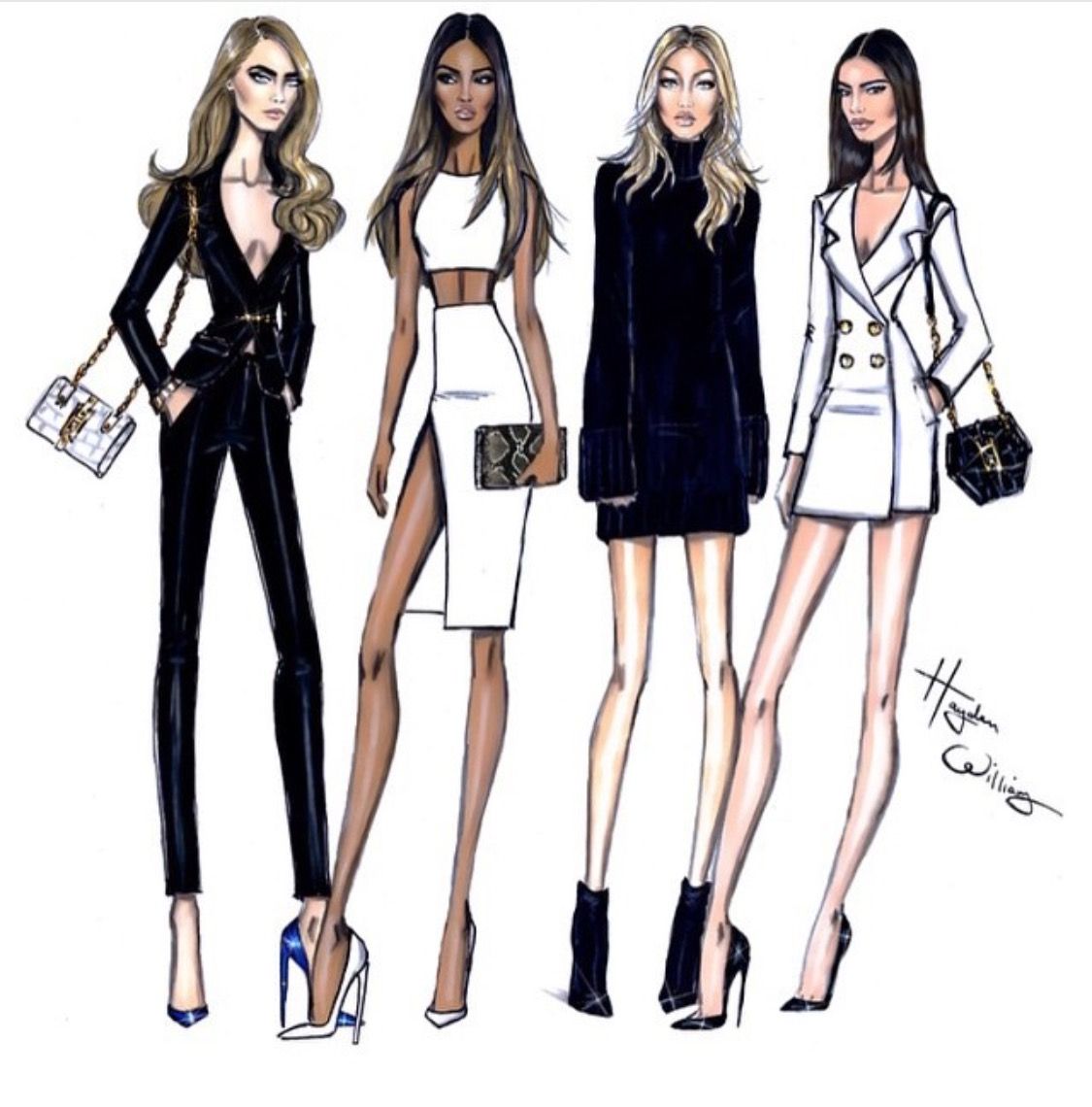 1125x1140 Fashion Illustration Fashion Sketches