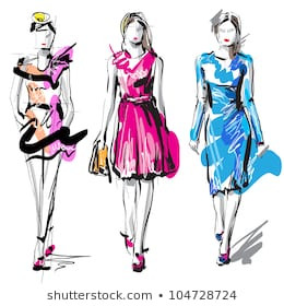 260x280 Sketched Woman To Draw Clothes On Unique Beautiful Stylish Woman