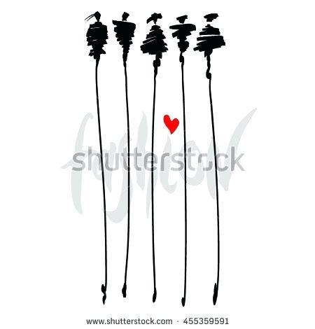 450x470 Fashion Design Silhouette Templates