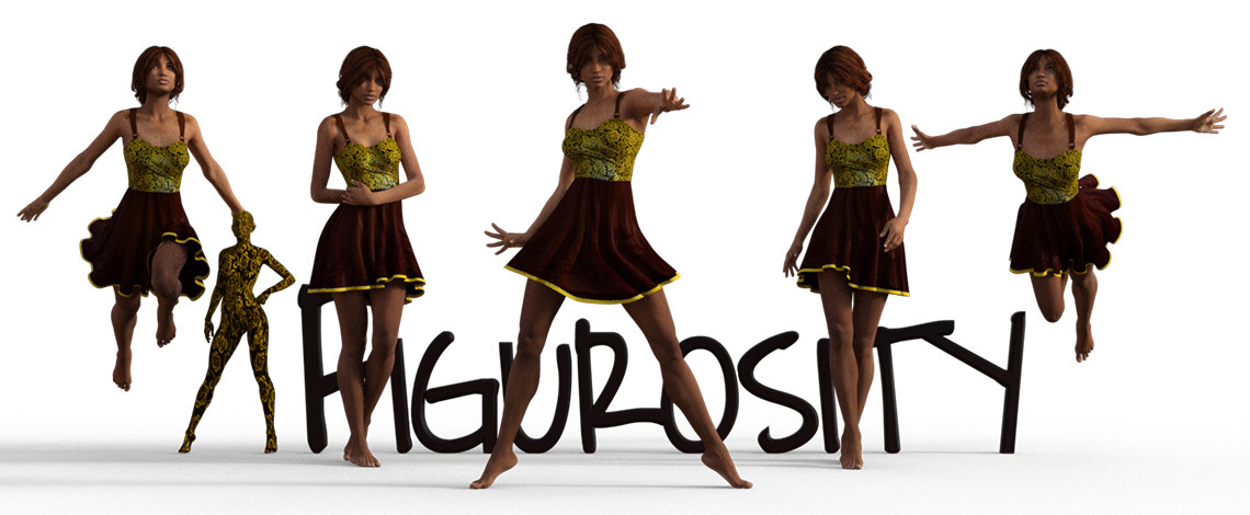 1140x470 Figure Drawing Poses Of A Black Woman In A Summer Dress