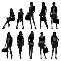 200x200 Fashion Model Free Vector Art