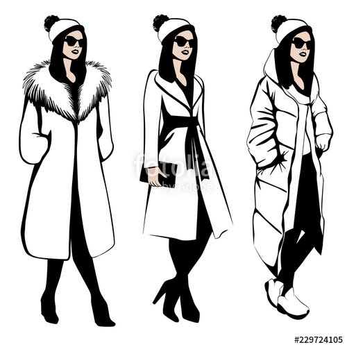 500x500 Winter Coat Fashion Trends One Woman In Three Different Styles
