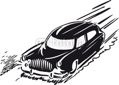 400x287 Fast Car, Retro Vector Illustration Buy Photos Ap Images
