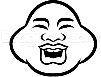 404x306 Collection Of 'buddha Drawing Easy' Download More Than Images