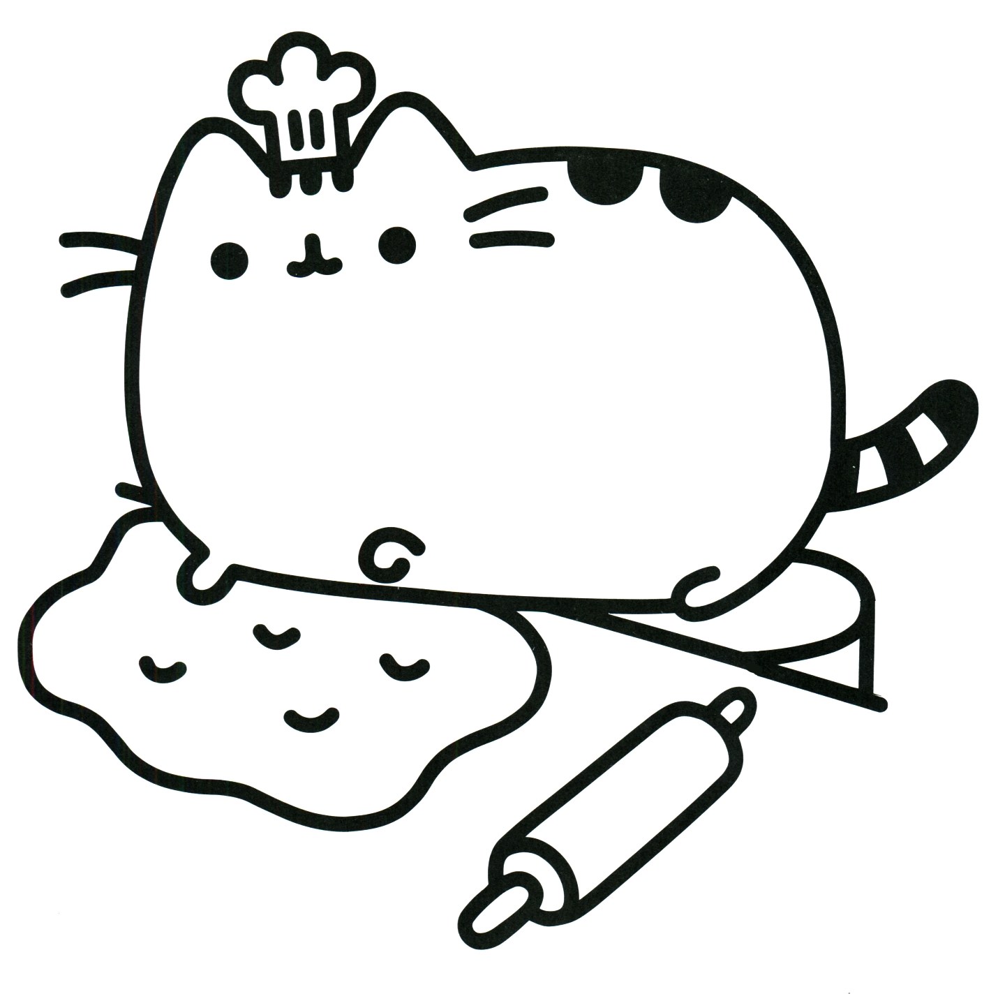 Fat Cat Drawing | Free download on ClipArtMag