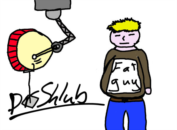 600x440 Fat Guy And Drum Machine