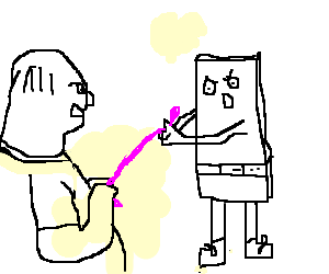 300x250 fat guy and flat guy fight over abc gum