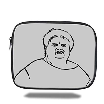 425x425 Laptop Sleeve Case,humor Decor,chubby Guy Meme Fat