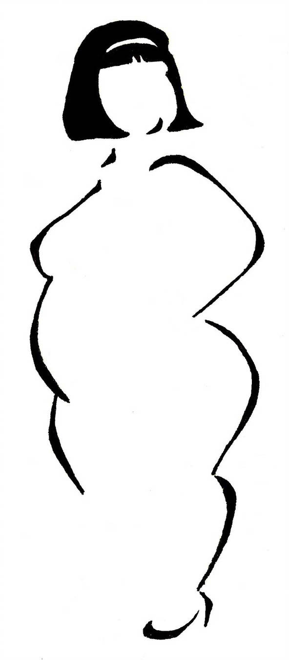 592x1351 Logo For A Fat Lady Boutique