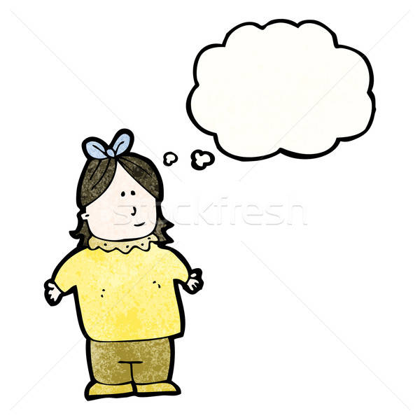 600x600 Cartoon Fat Woman Vector Illustration Lineartestpilot