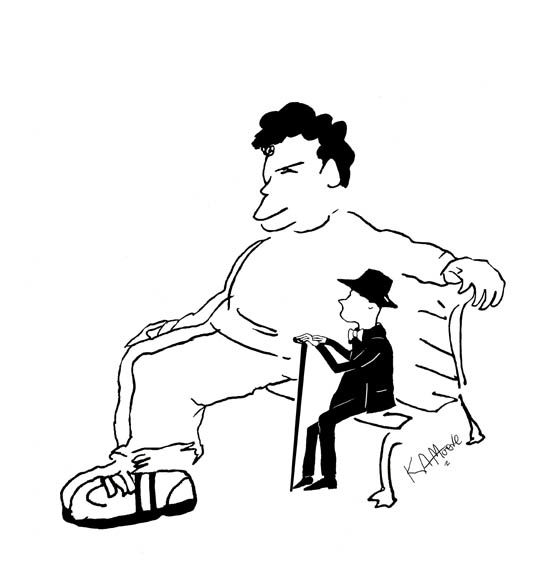 554x573 Friends Reunited Drawing