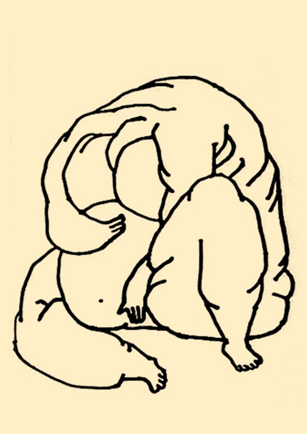 600x848 Fat People Drawings On Behance Brown Burns Brown Drawing