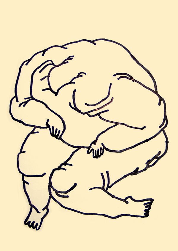 600x848 Fat People Drawings On Behance Art Drawing People, Drawings