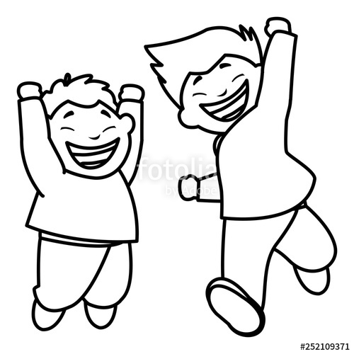 500x500 Happy Fat Boys Celebrating Stock Image And Royalty Free Vector