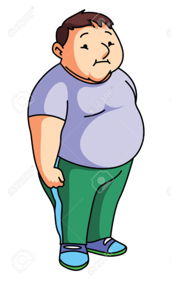 333x547 Fat Man Clipart Group With Items