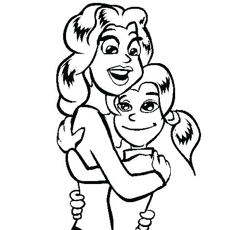 505x470 father and daughter coloring pages daddy thewestudio