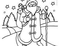 200x150 Father Christmas Coloring