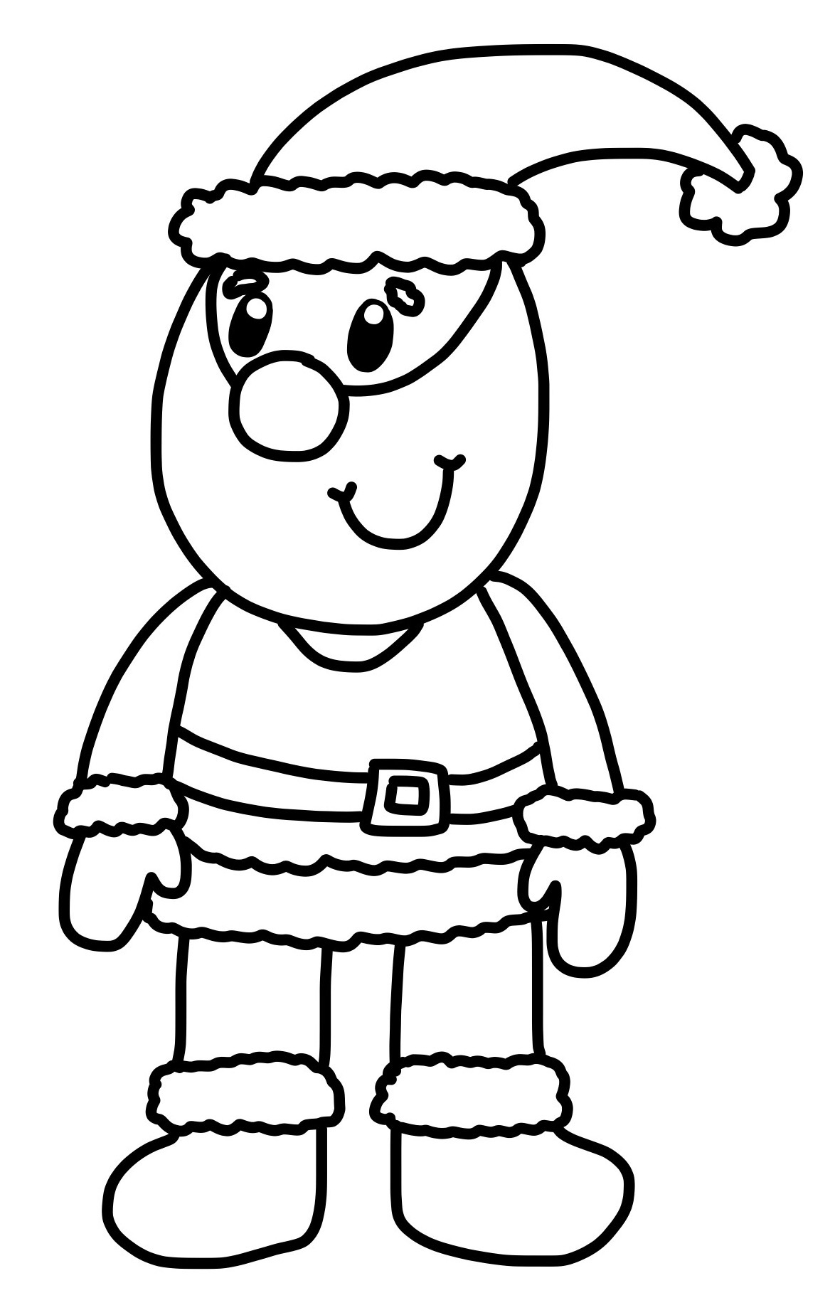 1174x1849 How To Draw A Cartoon Father Christmas And Competition Hannah