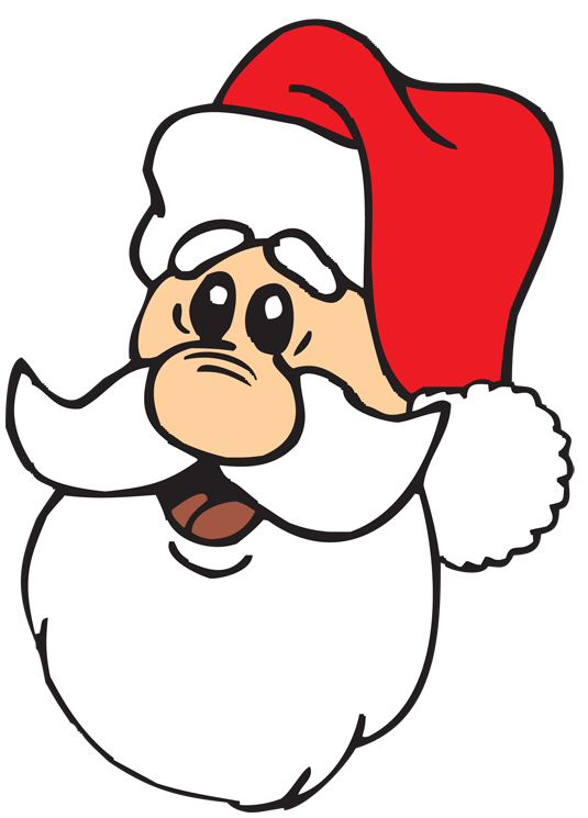 535x745 Cartoon Santa Claus Clipart