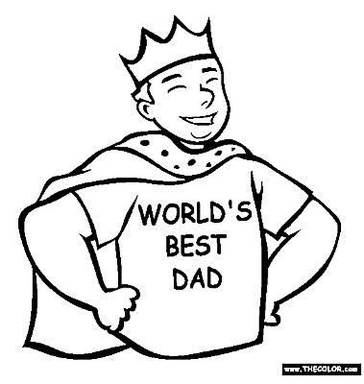 735x776 Free Father's Day Coloring Pages Dad Will Love Projects To Try
