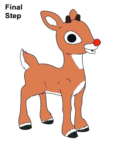 386x500 reindeer draw how to draw a reindeer drawn reindeer sleigh how