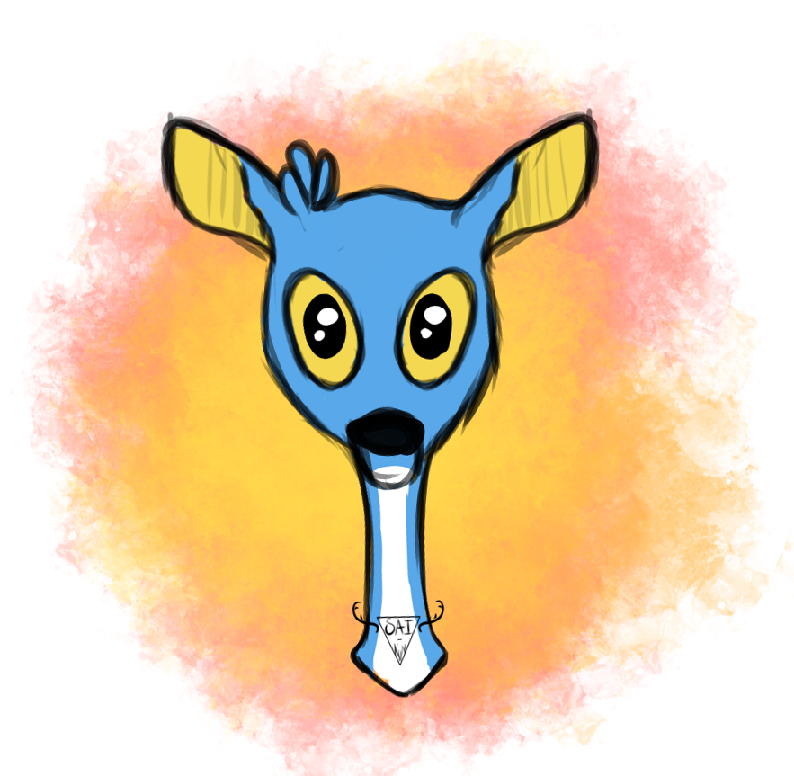 883x863 sai kun art on twitter blue fawn !