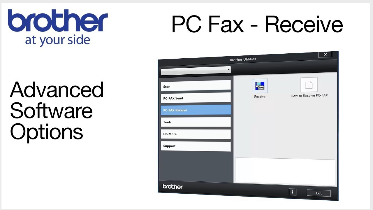 1280x720 Receiving Faxes On A Computer Brother Pc Fax