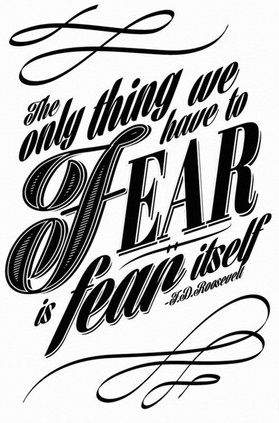 279x423 the fear canvas print, oliver gal w o r d s quotes, fdr