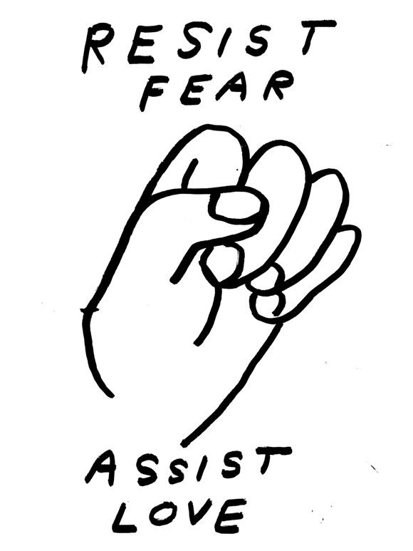 580x773 Nathaniel Russell's Resist Fear, Assist Love Drawing That Went