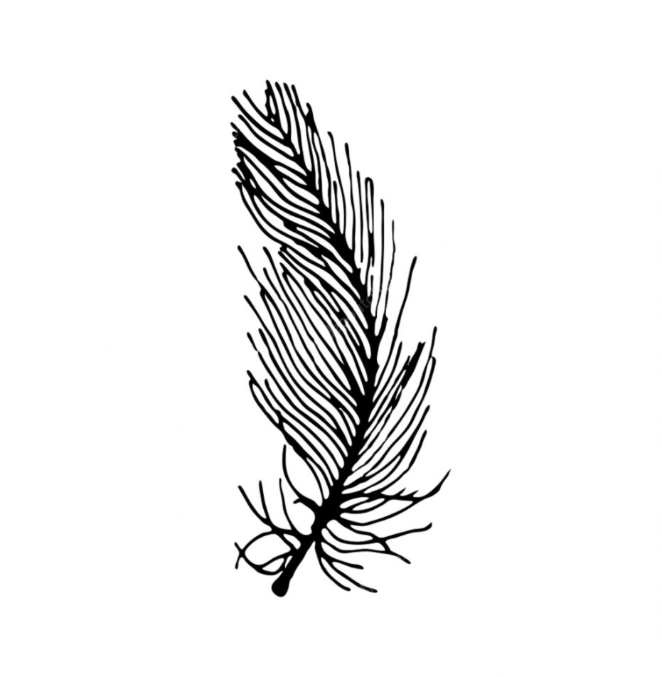 931x952 Feather Drawing Tattoo Wallpapers Turret