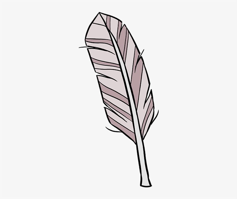 820x688 How To Draw Feather
