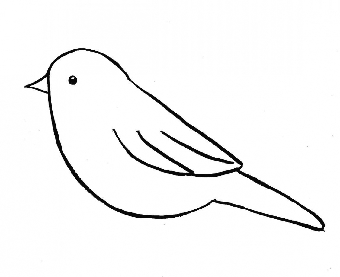 1126x918 drawing bird drawing for kid bird drawing for kindergarten bird