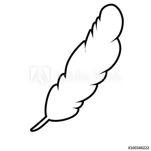 500x500 Feather Line Icon
