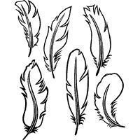 200x200 Dddceaffaccddae Feather Drawing Tribal Feather Outline Printable