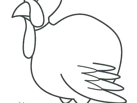 440x330 Turkey Feather Outline Turkey Outline Printable Thanksgiving