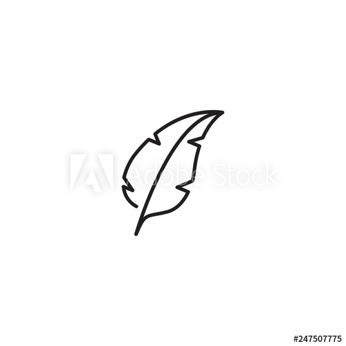 500x500 Feather, Feather Pen Icon