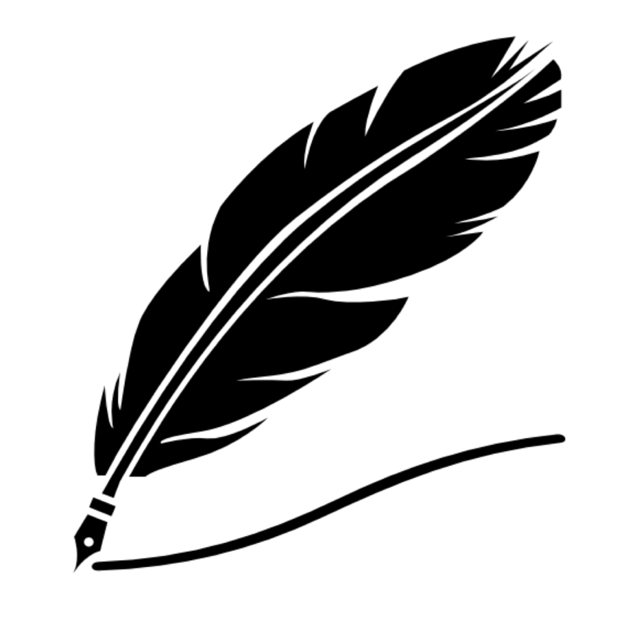 900x900 Feather, Ink, Drawing, Transparent Png Image Clipart Free Download