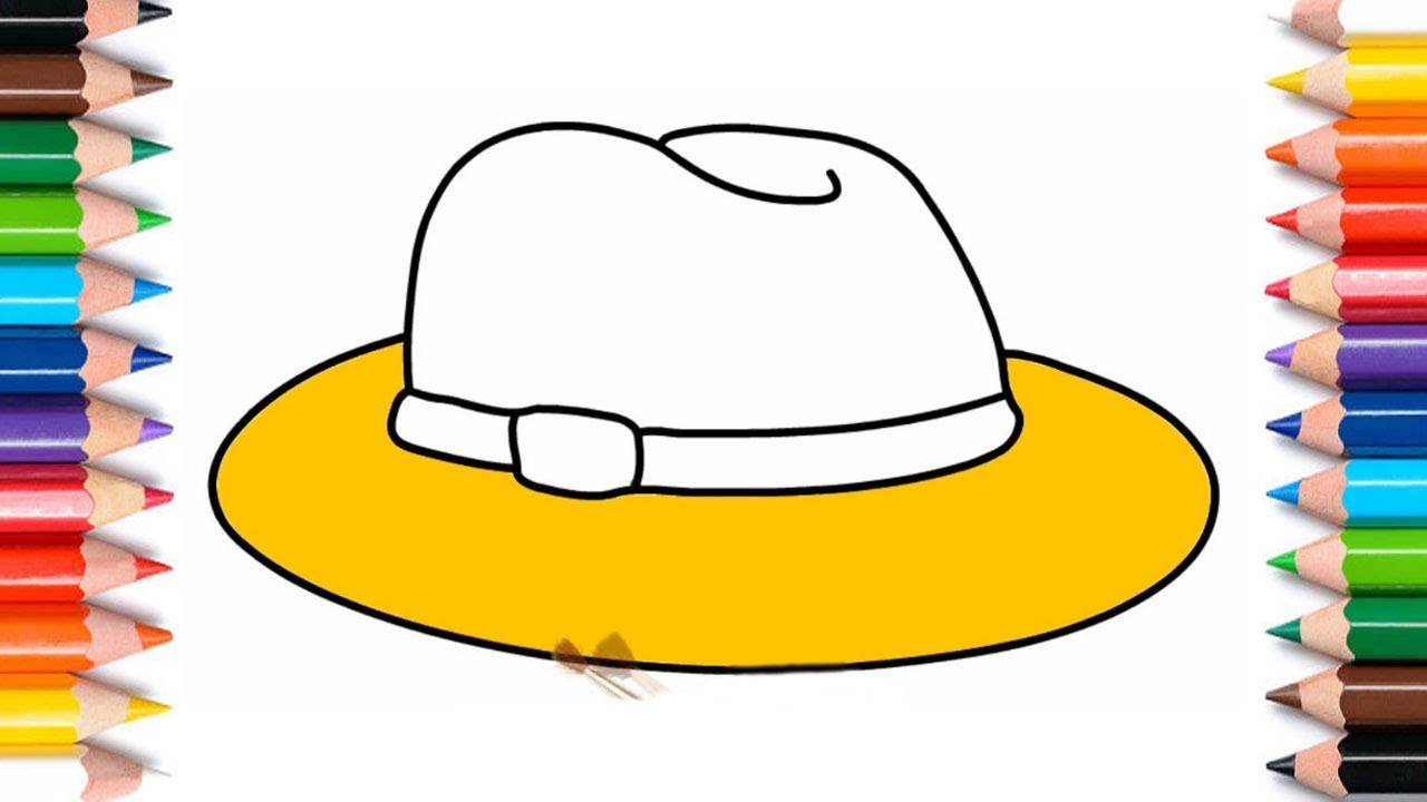 1280x720 How To Draw A Hat Step