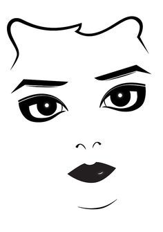 236x335 Image Result For Silueta De Rostro De Mujer Faces Stylized