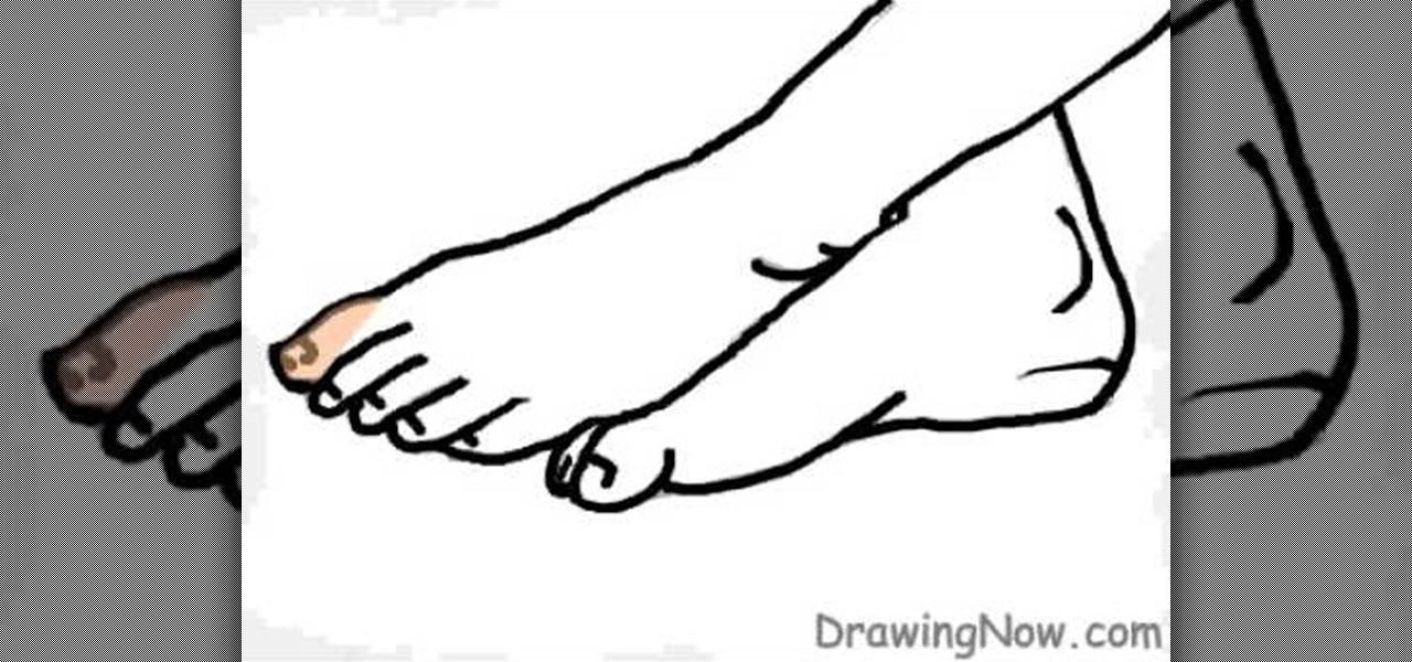 1280x600 How To Draw Two Feet Drawing Illustration Wonderhowto