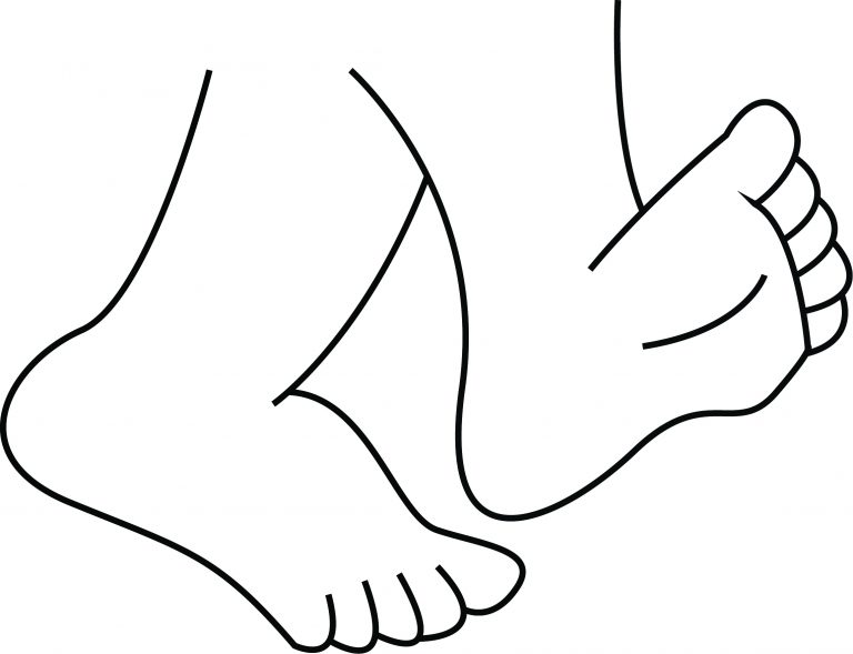 Feet Walking Drawing | Free download on ClipArtMag