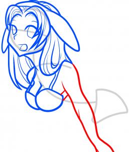 257x302 How To Draw Female Anime, Female Anime, Step